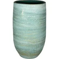 HS Potterie Tokio vaas aqua D22 x H40 cm - nieuwe collectie