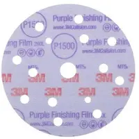 3M 51155 260L+ Hookit Purple Finishing Schuurschijven 150mm P800 - 50 stuks