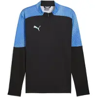 Puma Functioneel shirt 'IndividualFinal' blauw / pastelblauw / lichtgroen / zwart