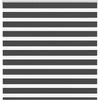 vidaXL Dubbele rolgordijn, zwart, 145x100 cm, stofbreedte 140,9 cm, polyester