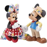 Minnie & Mickey Mouse - Disney Verzamelfiguren - Mickey & Minnie Botanical - voor Geen - standaard | Maat Standard