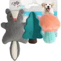 Afp Little Buddy 3-Pack Toy Woodland - Hondenspeeltjes - Speelgoed voor Puppy's - Knuffeltjes voor Honden - 3 stuks