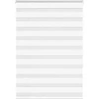 vidaXL Dubbele rolgordijn, wit, 100x150 cm, stofbreedte 95,9 cm, polyester