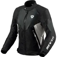 REV'IT! REV’IT! Control H2O Dames Zwart Zilver Motorjas Maat 38