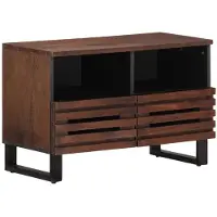 vidaXL Tv-meubel 70x34x46 cm massief mangohout bruin