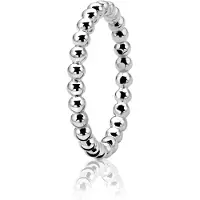 Zinzi zilveren ring glad bol ZIR923