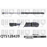 Quinton Hazell QTS128439 Gasveer achterklep