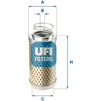 Ufi 25.465.00 Oliefilter
