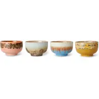 HK Living 70's kom Ø13,5 cm 4-pack Seabreeze