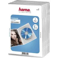 Hama Dvd-Hoezen Transp.5P.