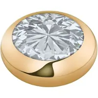 Melano Vivid Basic CZ Steentje Crystal Goud | 7 mm