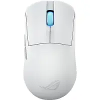 Asus ROG Harpe Ace Mini Wit Draadloze e-sport-gamingmuis met een gewicht van slechts 49 g, ROG-microschakelaars, pollingfrequentie van 8000 Hz