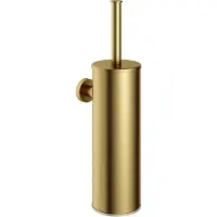 Hotbath Toiletborstelhouder Cobber X Wandmodel Geborsteld Messing PVD