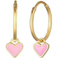 Elli Oorbellen goud / rosa