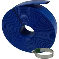 Bevo Platte waterslang Light PVC 32 mm 3 bar blauw - 50 meter