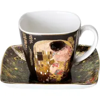 Goebel Espressokopje De kus zwart