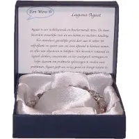 Een Wens Halfedelstenen Armband in Geschenkdoos Laguna-Agaat