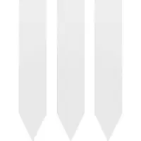 Combicraft steeketiketten van PVC 20 x 100 mm wit - 100 stuks