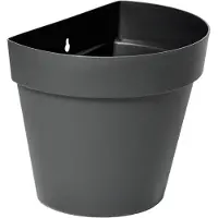 Everydays by Intratuin Muur Bloempot Ad Antraciet 28 X 20 X 23,5 Cm