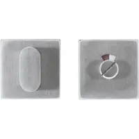 HDD pro WC Garnituur Square Shape Flat Inox Plus