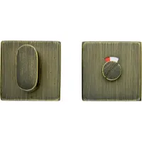 HDD pro WC Garnituur Square Shape Mat Brons