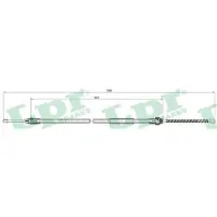LPR C0135B Handremkabel