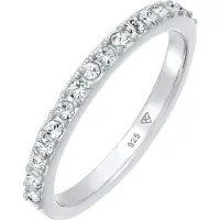 Elli Ring zilver / transparant