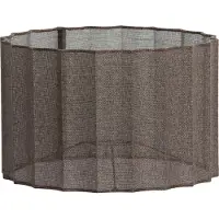 Light & Living Cilinder lampenkap disli donker Ø35cm