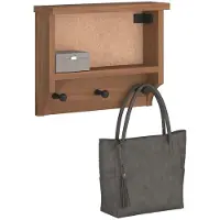 vidaXL Wandkapstok SANDNES 45x12x35 cm massief grenenhout