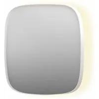 Ink Spiegel sp30 40x4x40 cm incl. Indirect led-verlichting rondom en spiegelverwarming mat wit