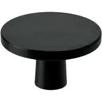 Beslag Design Plato Knob 42 Mm Matt Black - Knoppen en deurgrepen Zink Matte Black - 370204-11