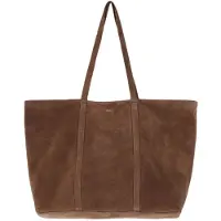 Manfield Taupe suède shopper | Maat Onesize