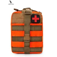 San vitale - EHBO Tas - EXCLUSIEF Inhoud - Survival Emergency Heuptasje - Wandelen - Reizen - Kamperen - Oranje