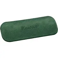 Kaweco - etui - Velours pouch ECO Sport - Green - with print - 2 pens - Let op: afwijkend formaat, dit etui is uitsluitend bestemd voor de Sport (kleiner formaat pen).
