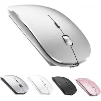 Ntech - Muis Draadloos - Draadloze Muis Laptop Zliver - Bluetooth Muis Draadloos - Ergonomisch - Laptop en gaming - Extra Stil