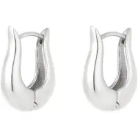 Yehwang Oorbellen - Stainless Steel - Ovaal - Zilverkleurig