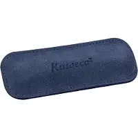 Kaweco - etui - Velours pouch ECO Sport - Navy - with print - 2 pens - Let op: afwijkend formaat, dit etui is uitsluitend bestemd voor de Sport (kleiner formaat pen).
