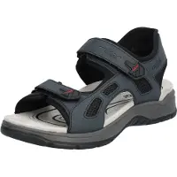 Rieker Wandelsandalen blauw / bloedrood / zwart