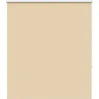 vidaXL Verduisteringsgordijn, beige, 140x150 cm, stofbreedte 136,6 cm