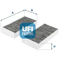 Ufi 54.279.00 Interieurfilter
