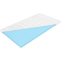 Densi - Topper - Topdek Matras - 140x200 - 9cm dik - Koudschuim - Afritsbare hoes - Premium hotelkwaliteit