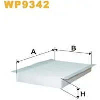 WIX FILTERS WP9342 Interieurfilter