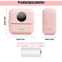 Dd Thermische Printer - Tattoo Printer - Thermal Printer - 45x82x82cm - Roze