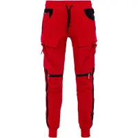 Cipo & Baxx Broek rood / zwart