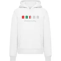 Merchcode Sweatshirt 'Christmas Gifts Loading' grijs / groen / rood / wit