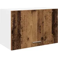 vidaXL Bovenkast Lyon 60x31x40 cm bewerkt hout oud houtkleurig