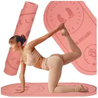 Creative Corner Yoga Springmat Geluidsdempend Antislip 127x63x0,6 Cm Roze