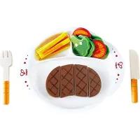 Hape Steak en groente