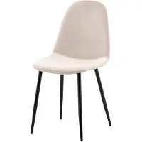 Svea - Selo eetkamerstoel - velvet - beige