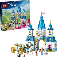 LEGO 43275 Disney Princess Assepoesters kasteel en paardenkoets
